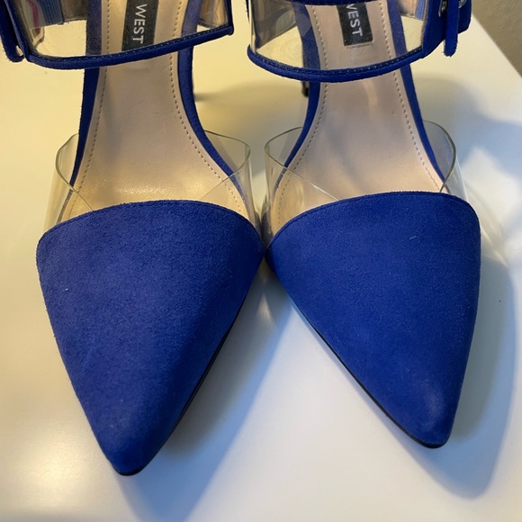 Nine West purply blue  stylish Pointy Toe Pumps. Reposh. - Picture 4 of 9